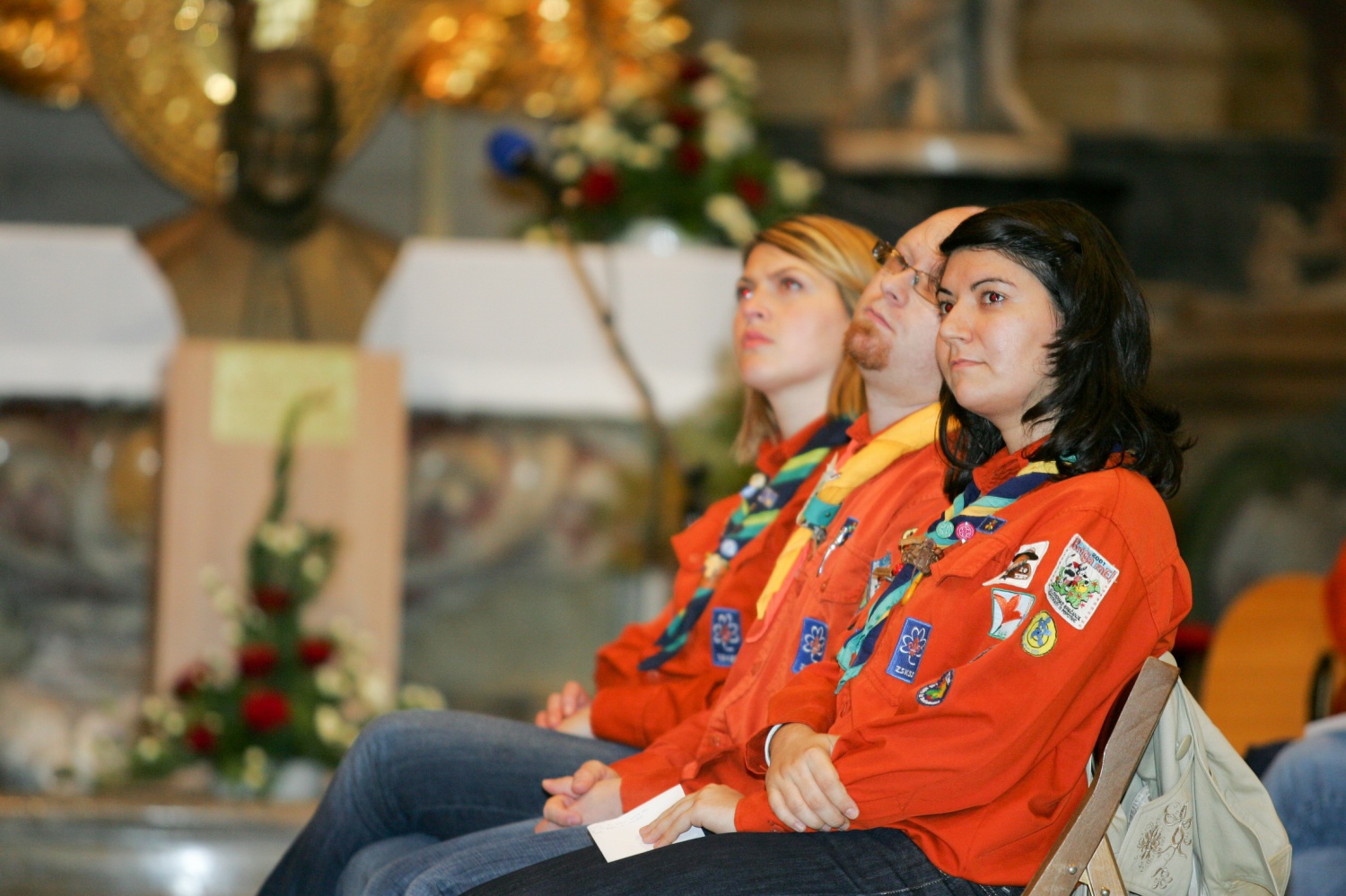 Fotoutrinki svete maše ob 20 letnici ZSKSS v ljubljanski stolnici.