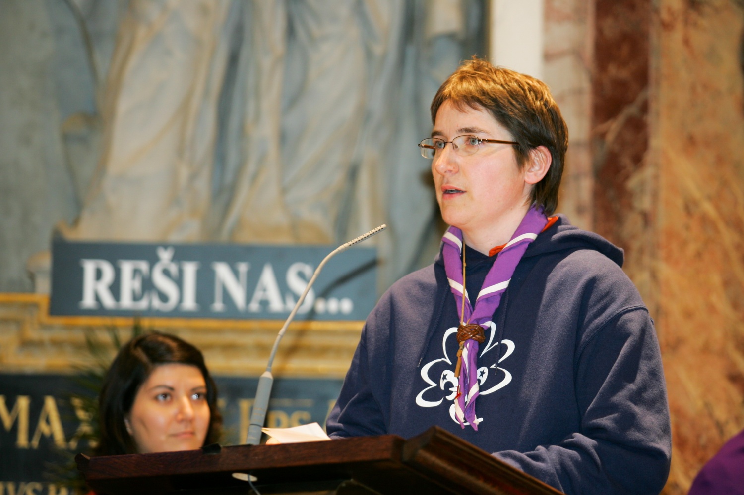 Fotoutrinki svete maše ob 20 letnici ZSKSS v ljubljanski stolnici.