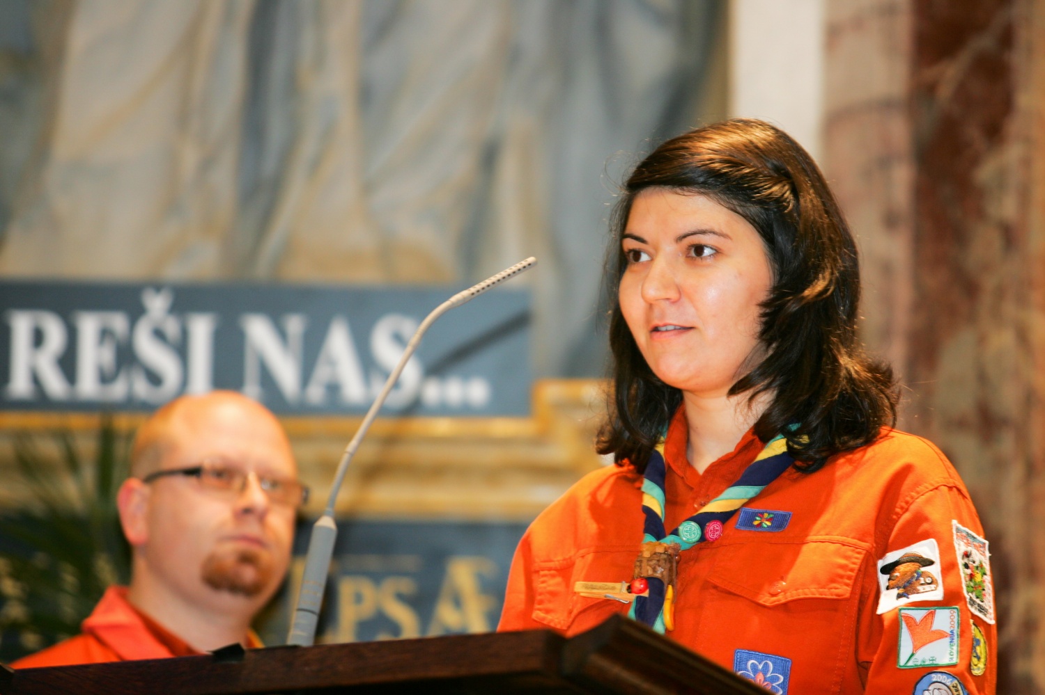 Fotoutrinki svete maše ob 20 letnici ZSKSS v ljubljanski stolnici.