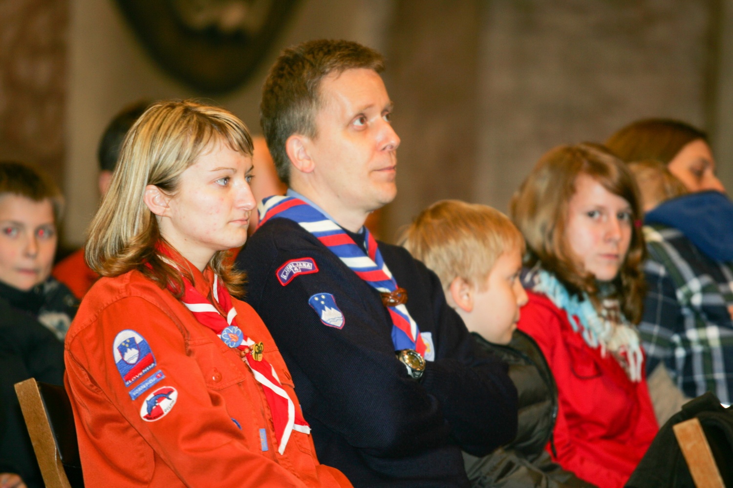 Fotoutrinki svete maše ob 20 letnici ZSKSS v ljubljanski stolnici.