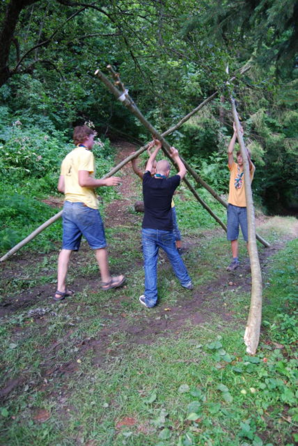 Postavljanje vhodne zgradbe
