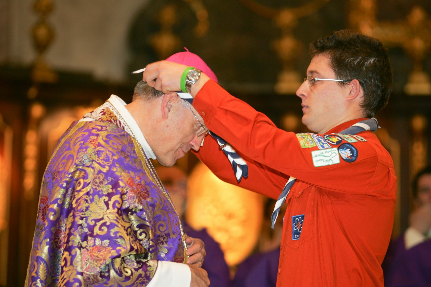 Fotoutrinki svete maše ob 20 letnici ZSKSS v ljubljanski stolnici.