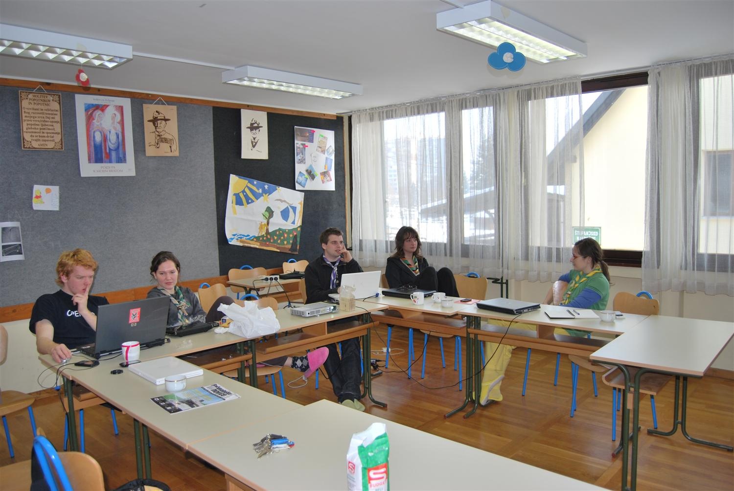 Ekipa je še jutranja