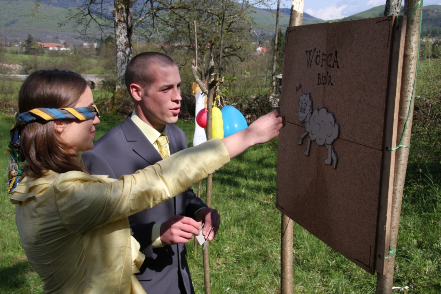 Hm, metuljček gre na vrat, ane?