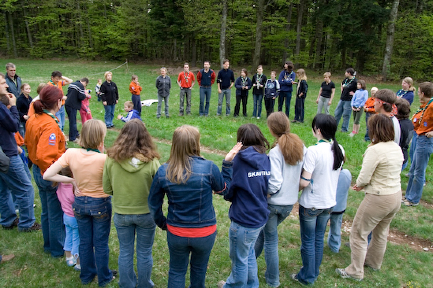 Aktivnosti na športnem dnevu postojnskega LUMBI klana.