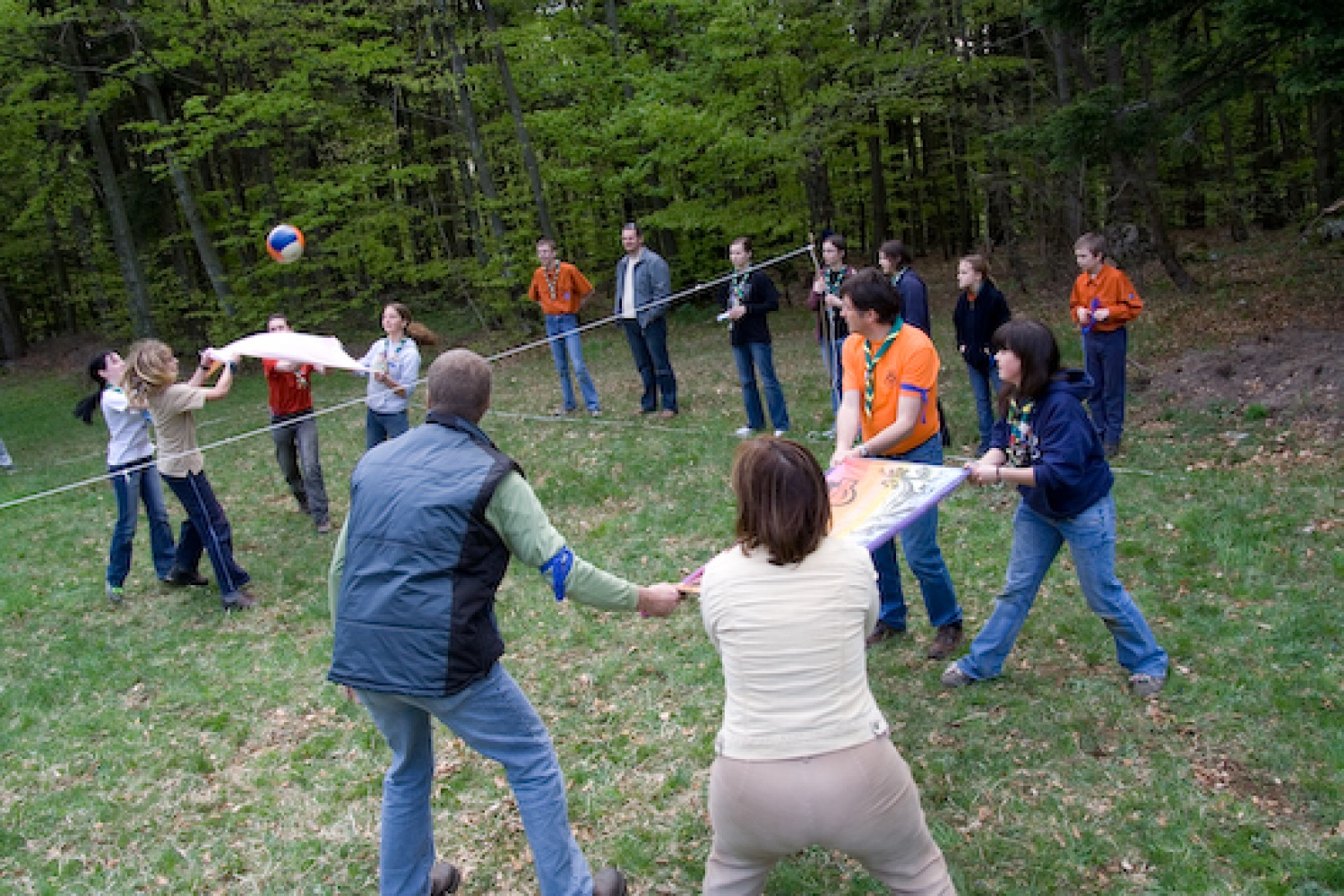 Aktivnosti na športnem dnevu postojnskega LUMBI klana.