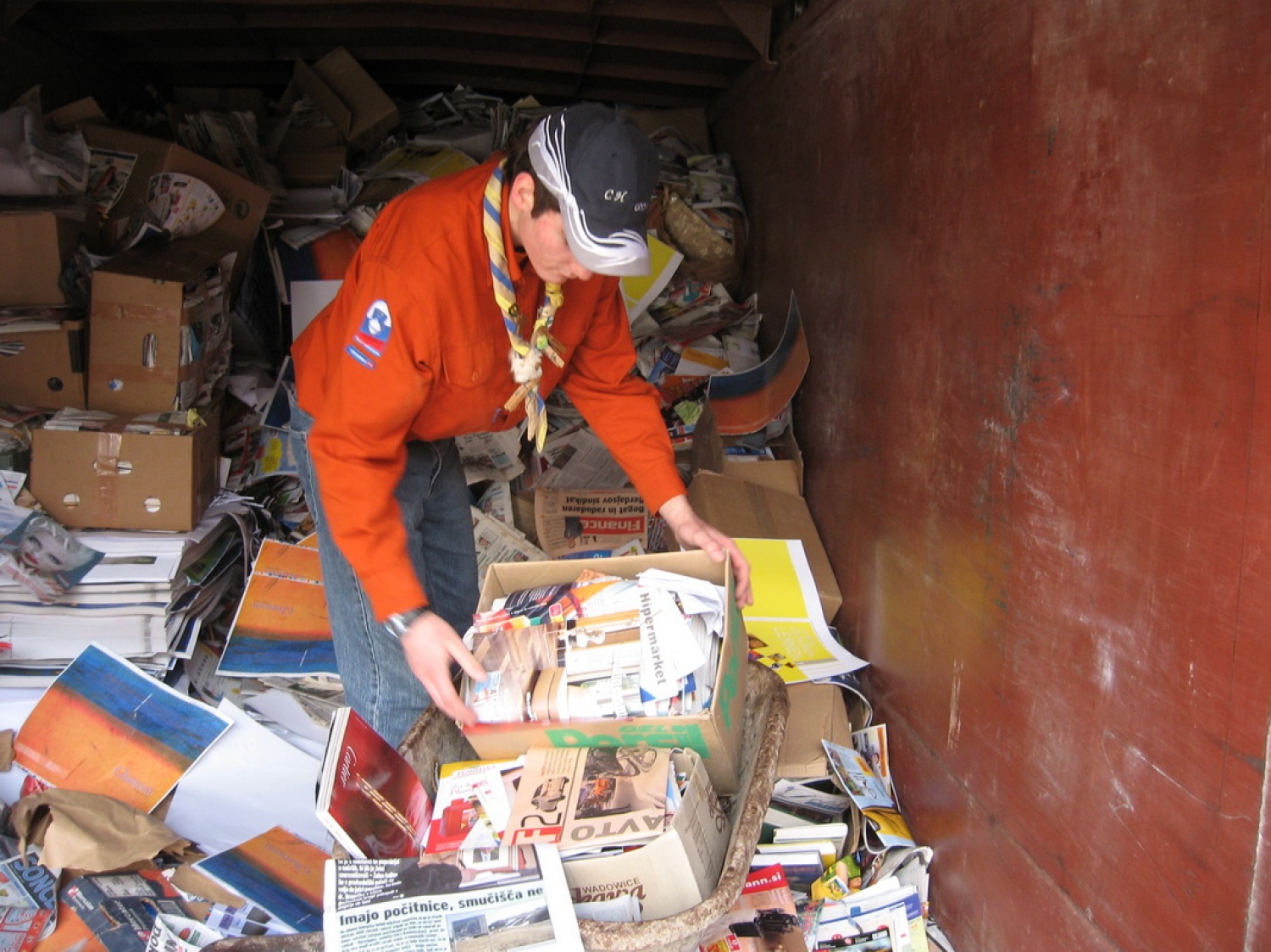 Klanovec v zabojniku