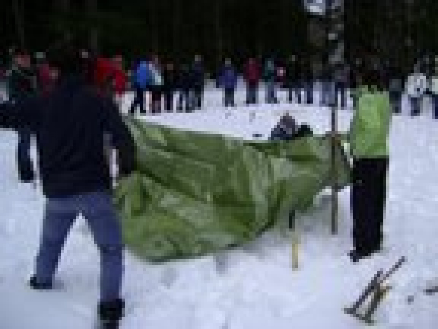 Postavljali smo bivak