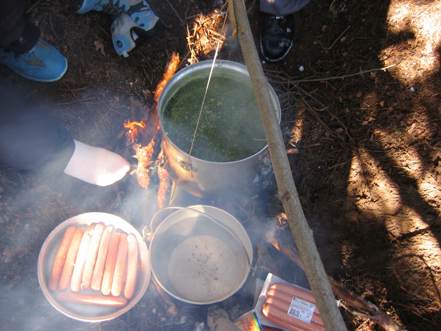 ko se IV grejo kuhanja v naravi