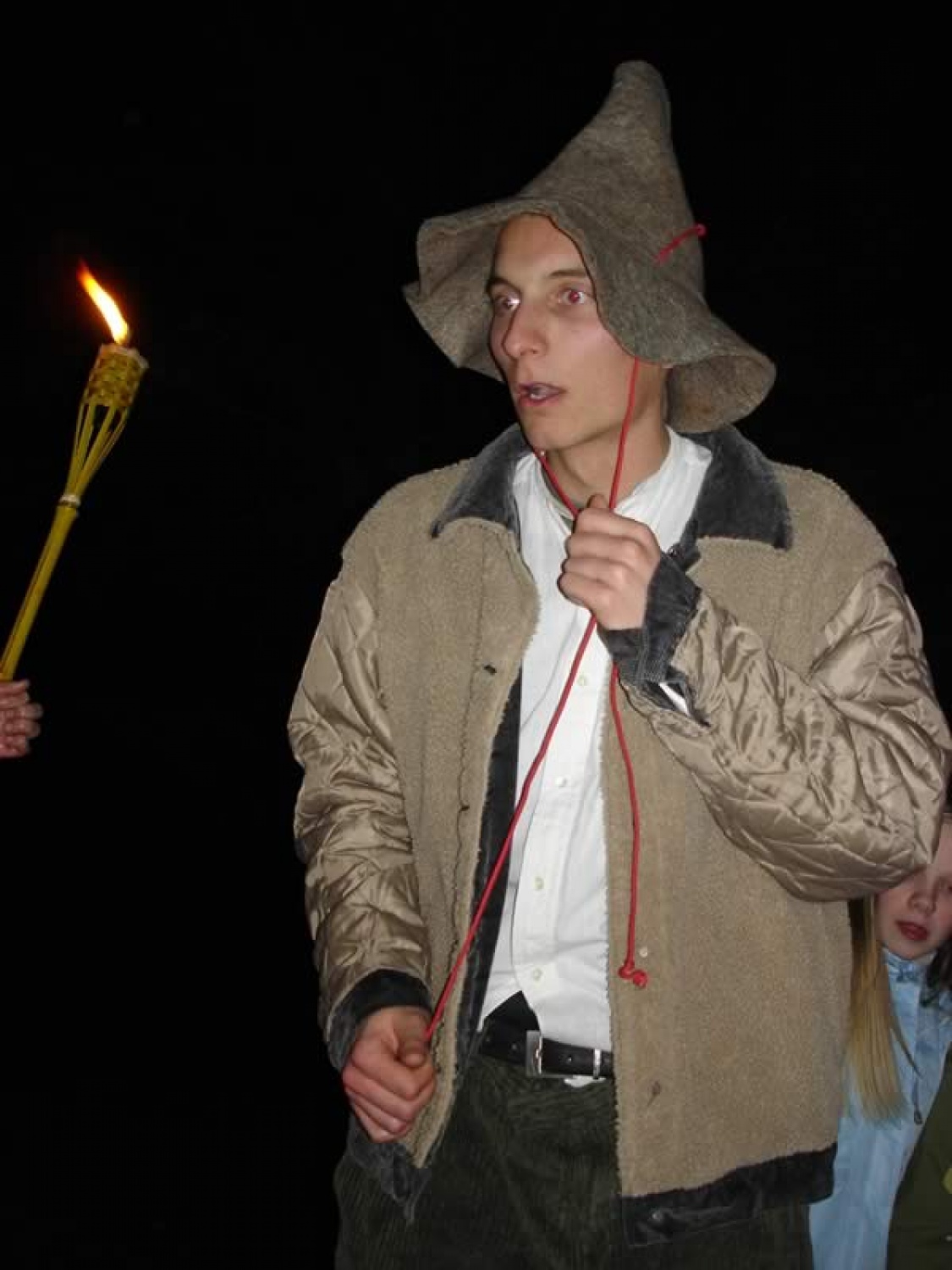 Neustrašni Kekec, ko je zagledal pašteto z znano faco.