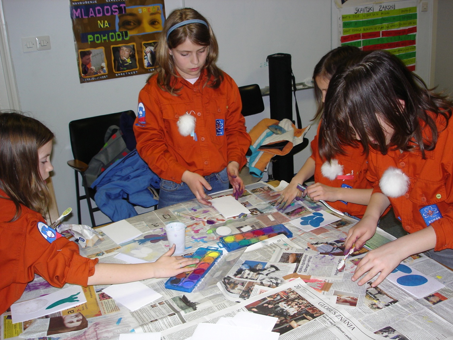 Izdelovanje velikonočnih voščilnic