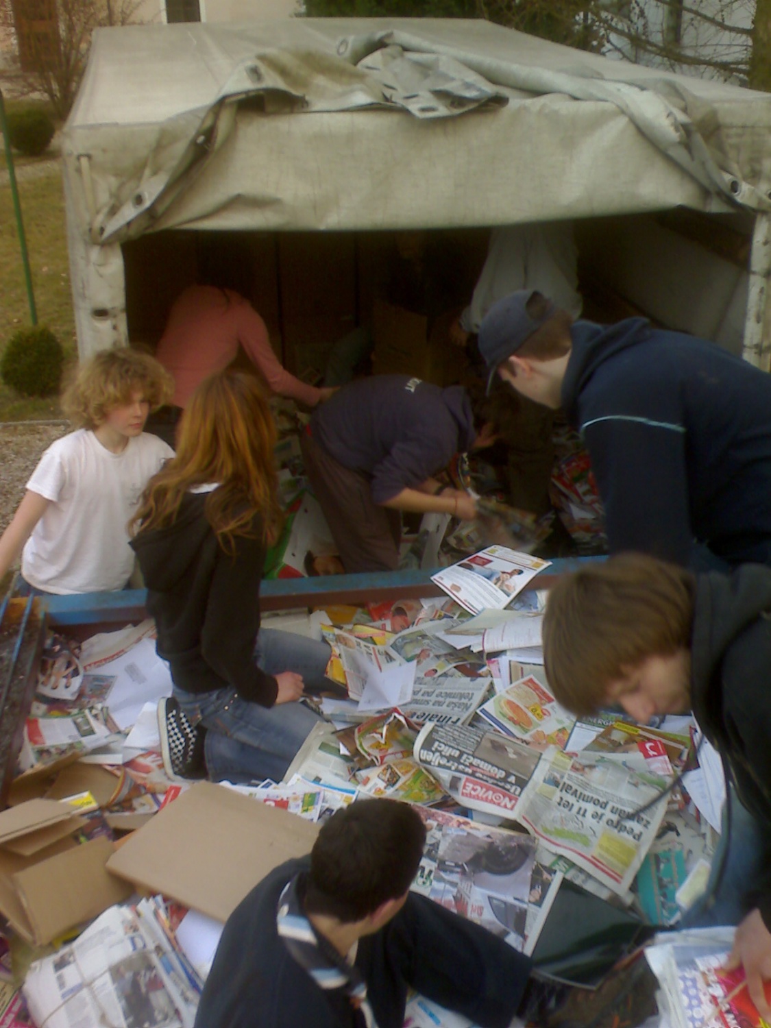 kako smo v Kamniku zbirali star papir 2.