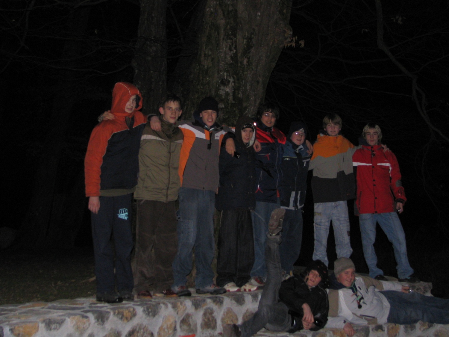 Utrinki iz zimovanja čete Utopljena riba Cerknica 1