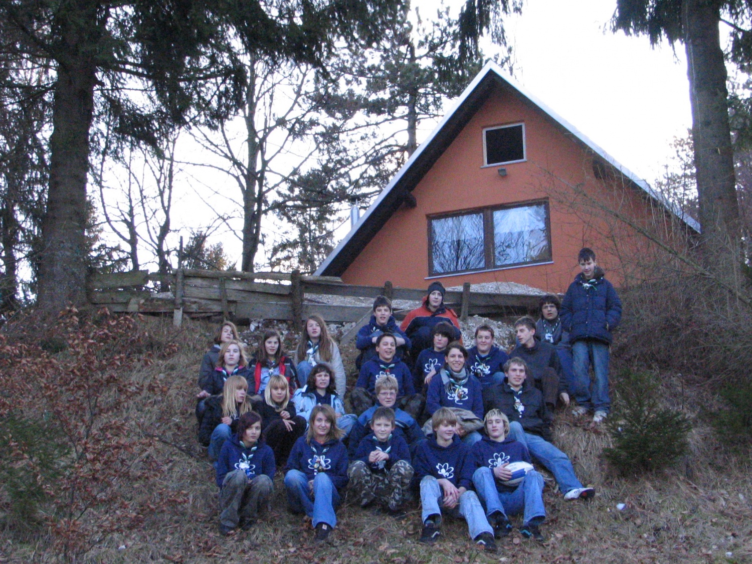 Utrinki iz zimovanja čete Utopljena riba Cerknica 1