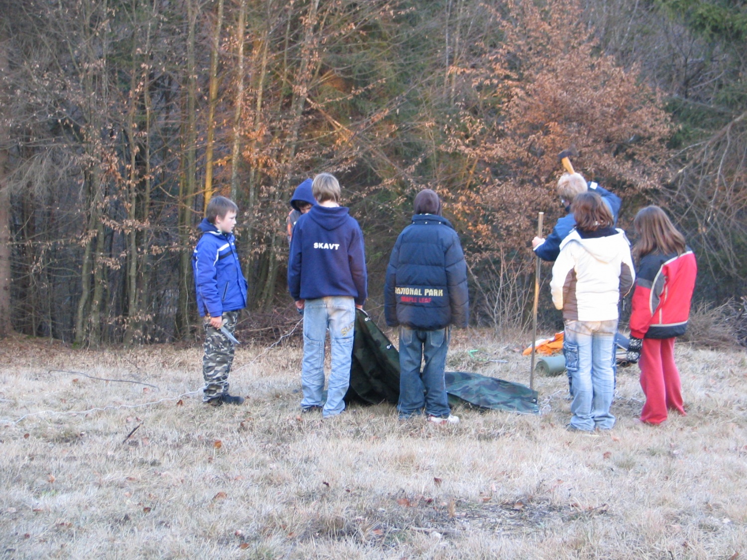 Utrinki iz zimovanja čete Utopljena riba Cerknica 1