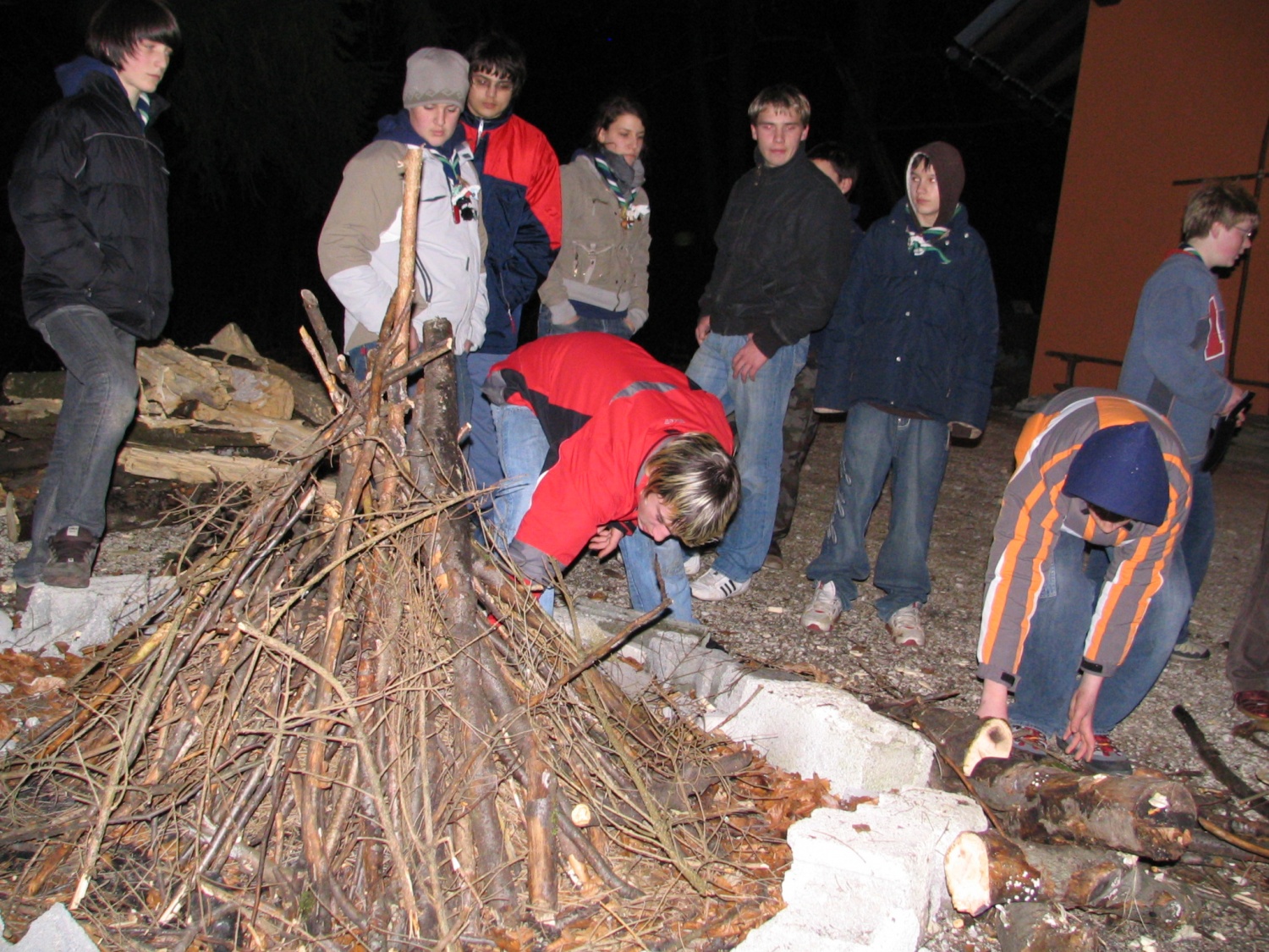 Utrinki iz zimovanja čete Utopljena riba Cerknica 1