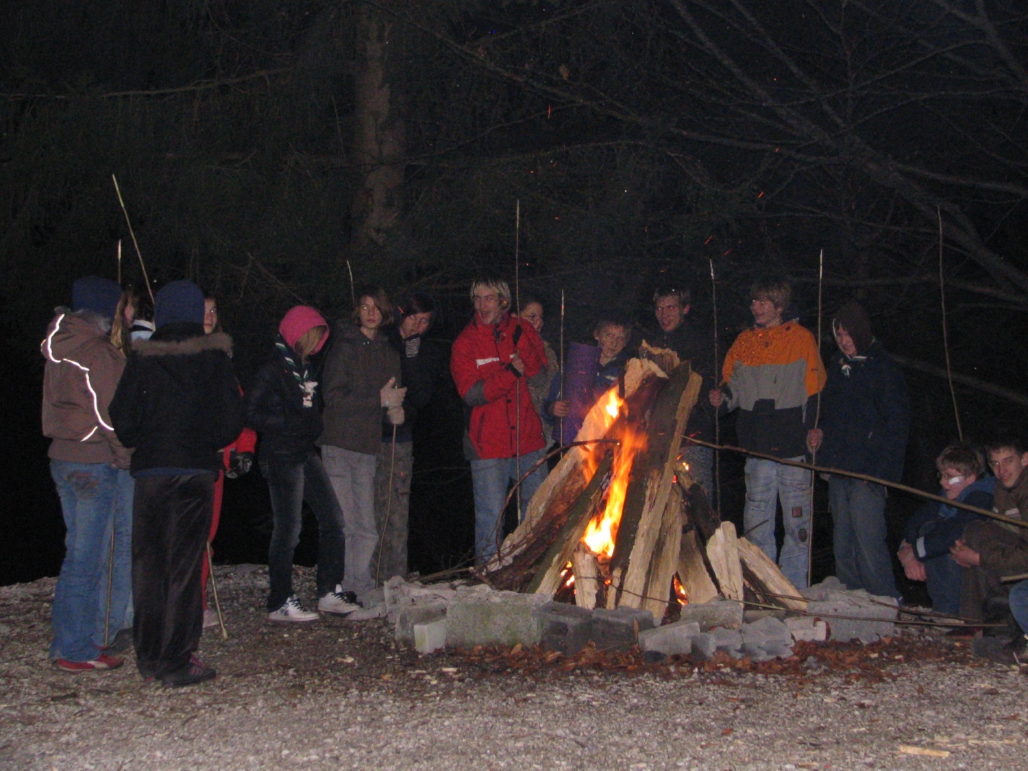 Utrinki iz zimovanja čete Utopljena riba Cerknica 1