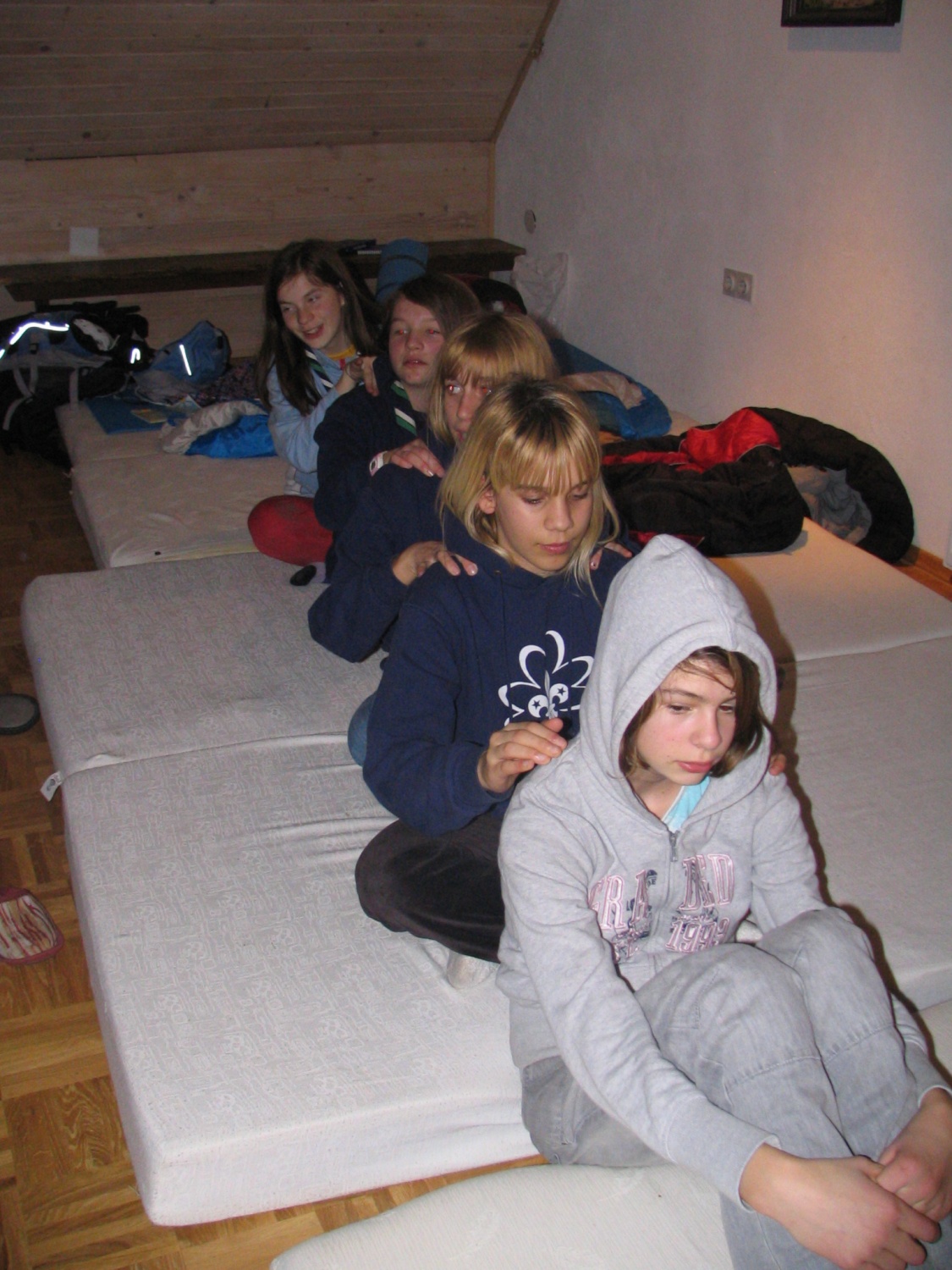 Utrinki iz zimovanja čete Utopljena riba Cerknica 1