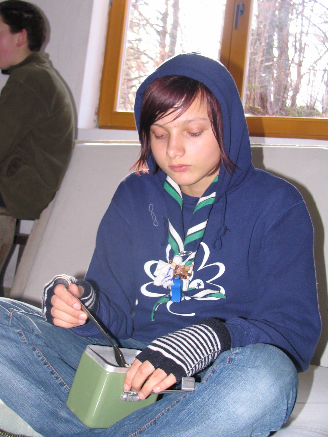 Utrinki iz zimovanja čete Utopljena riba Cerknica 1