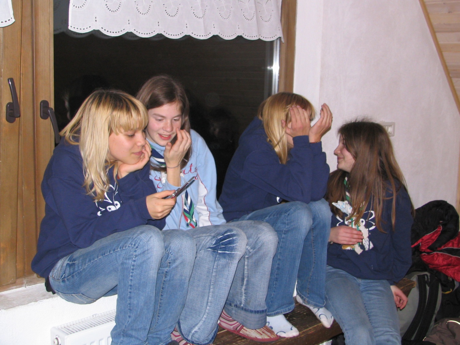 Utrinki iz zimovanja čete Utopljena riba Cerknica 1