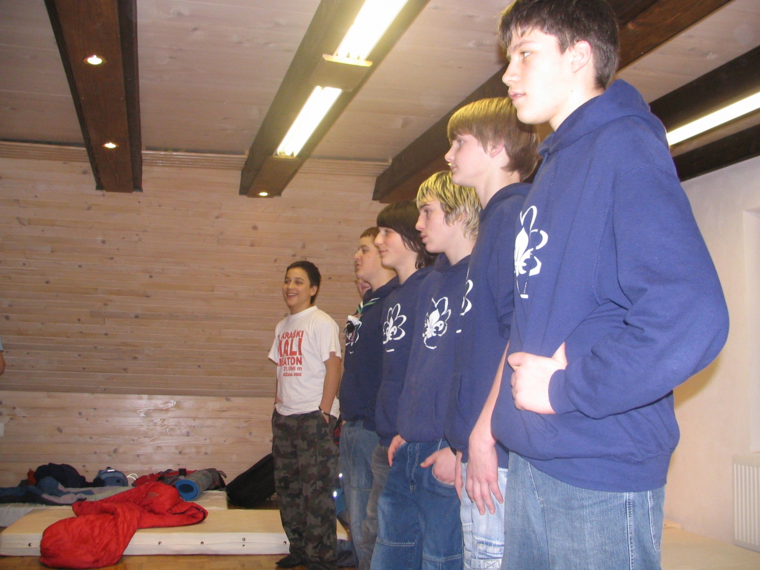 Utrinki iz zimovanja čete Utopljena riba Cerknica 1