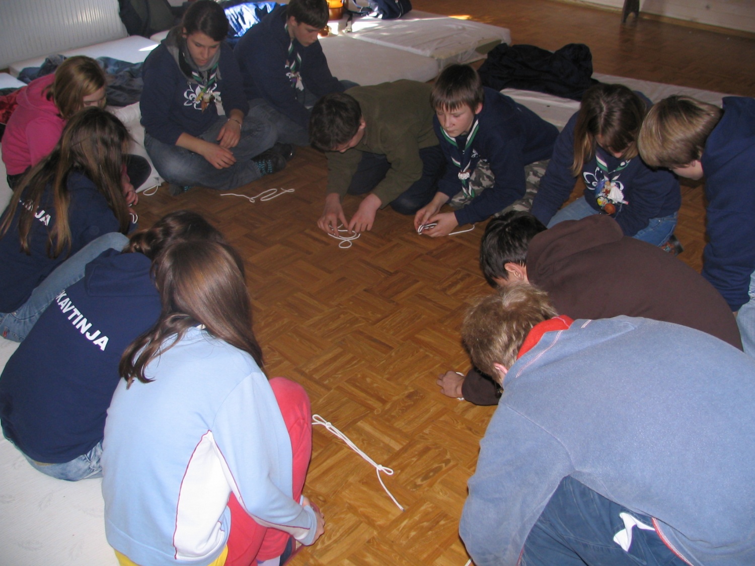 Utrinki iz zimovanja čete Utopljena riba Cerknica 1