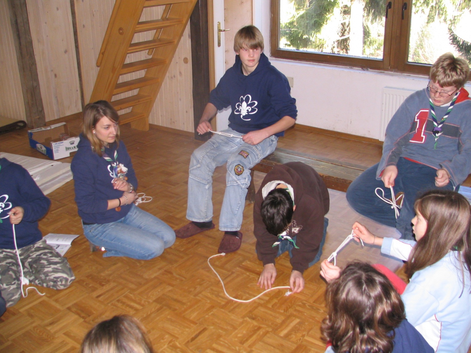 Utrinki iz zimovanja čete Utopljena riba Cerknica 1