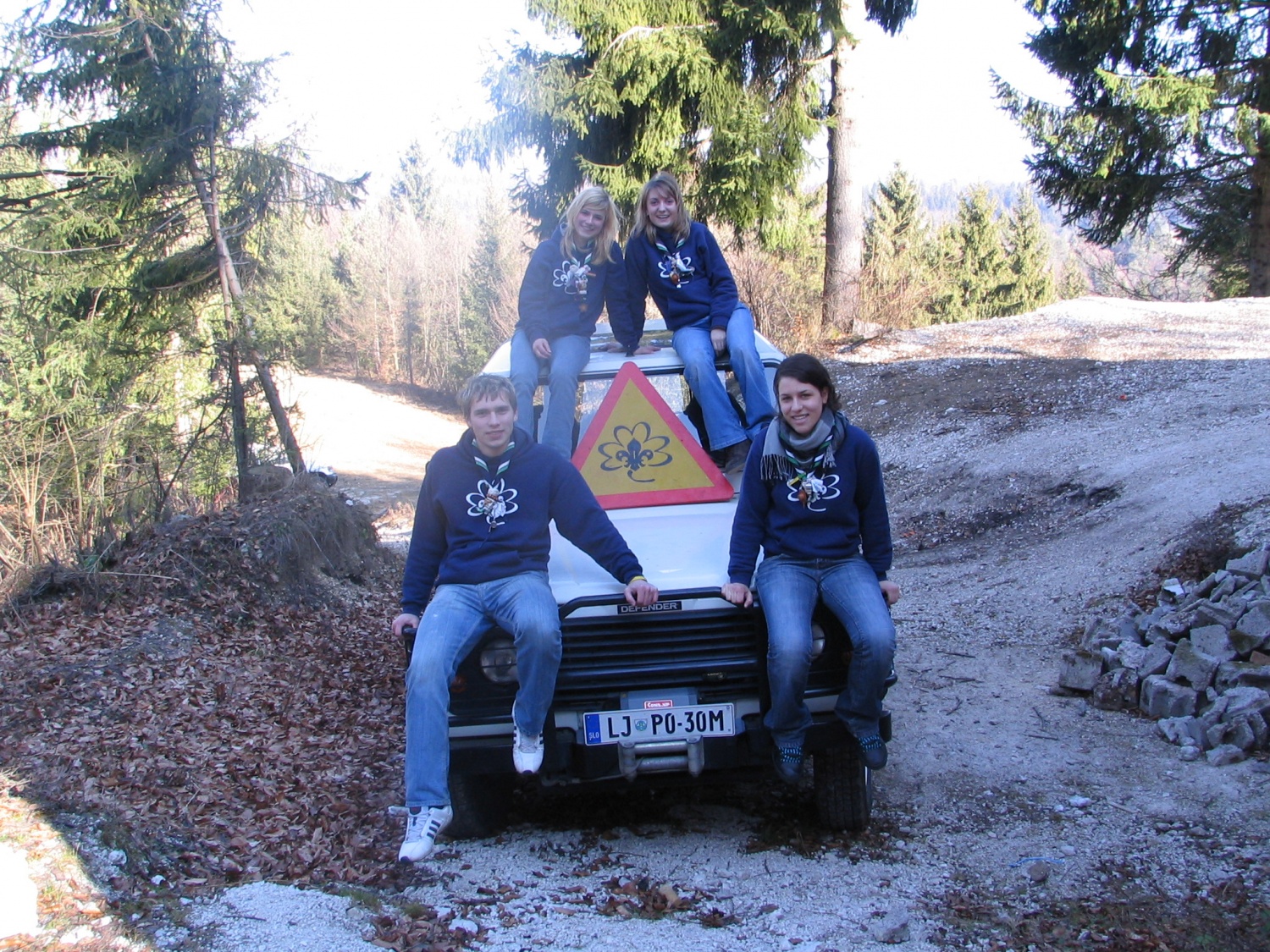 Utrinki iz zimovanja čete Utopljena riba Cerknica 1