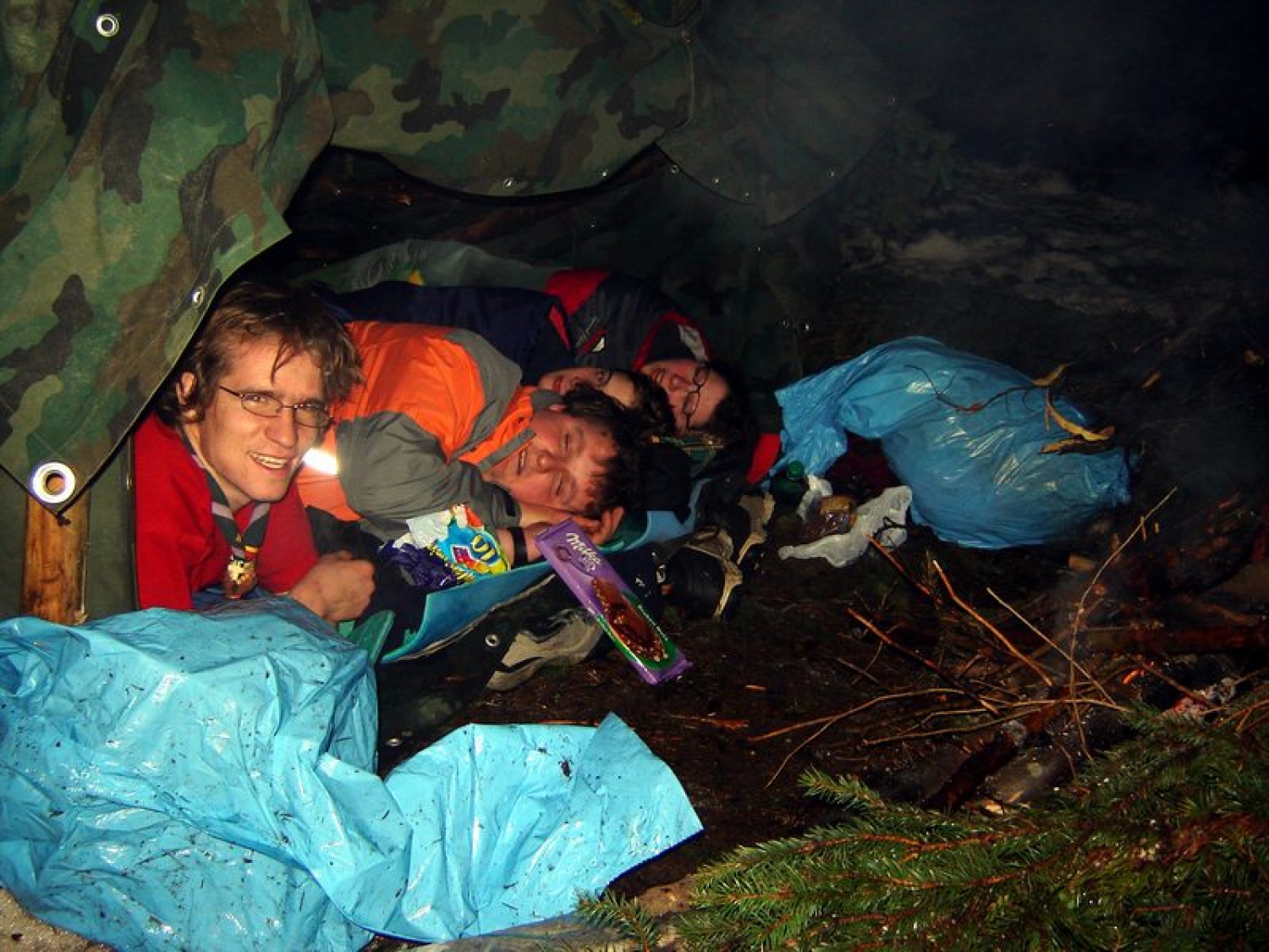 Vzpon na Paški kozjak, postavljanje bivakov, spust nazaj v Vitanje