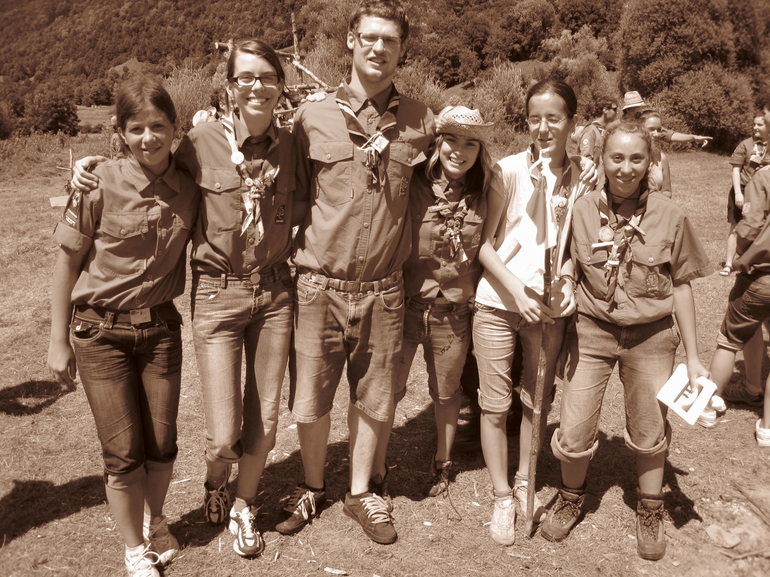 zmagovalne Miške s svojim šefom