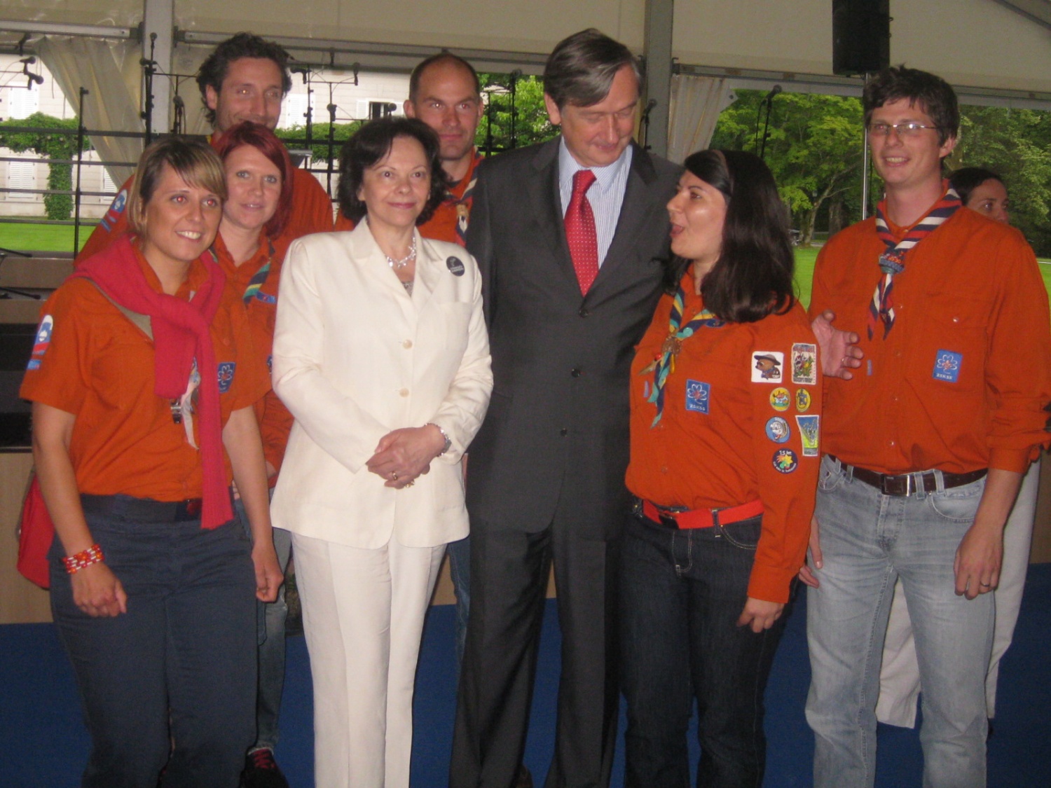 S predsednikom in prvo damo