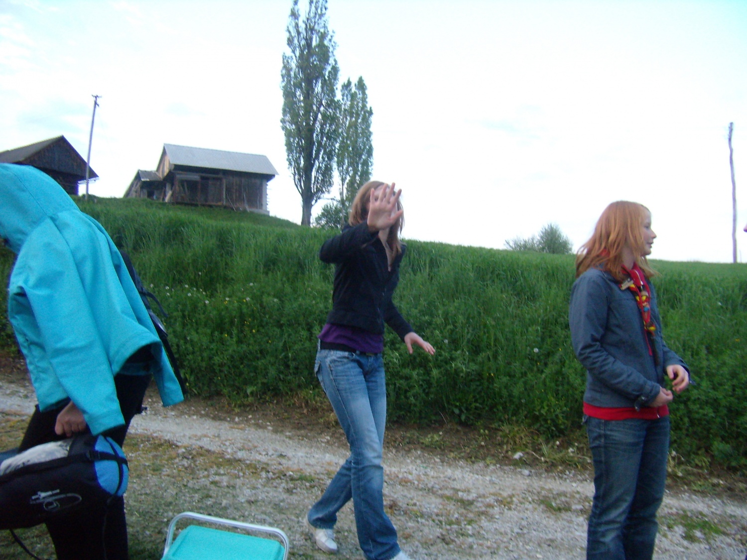 slikanje pred vhodom