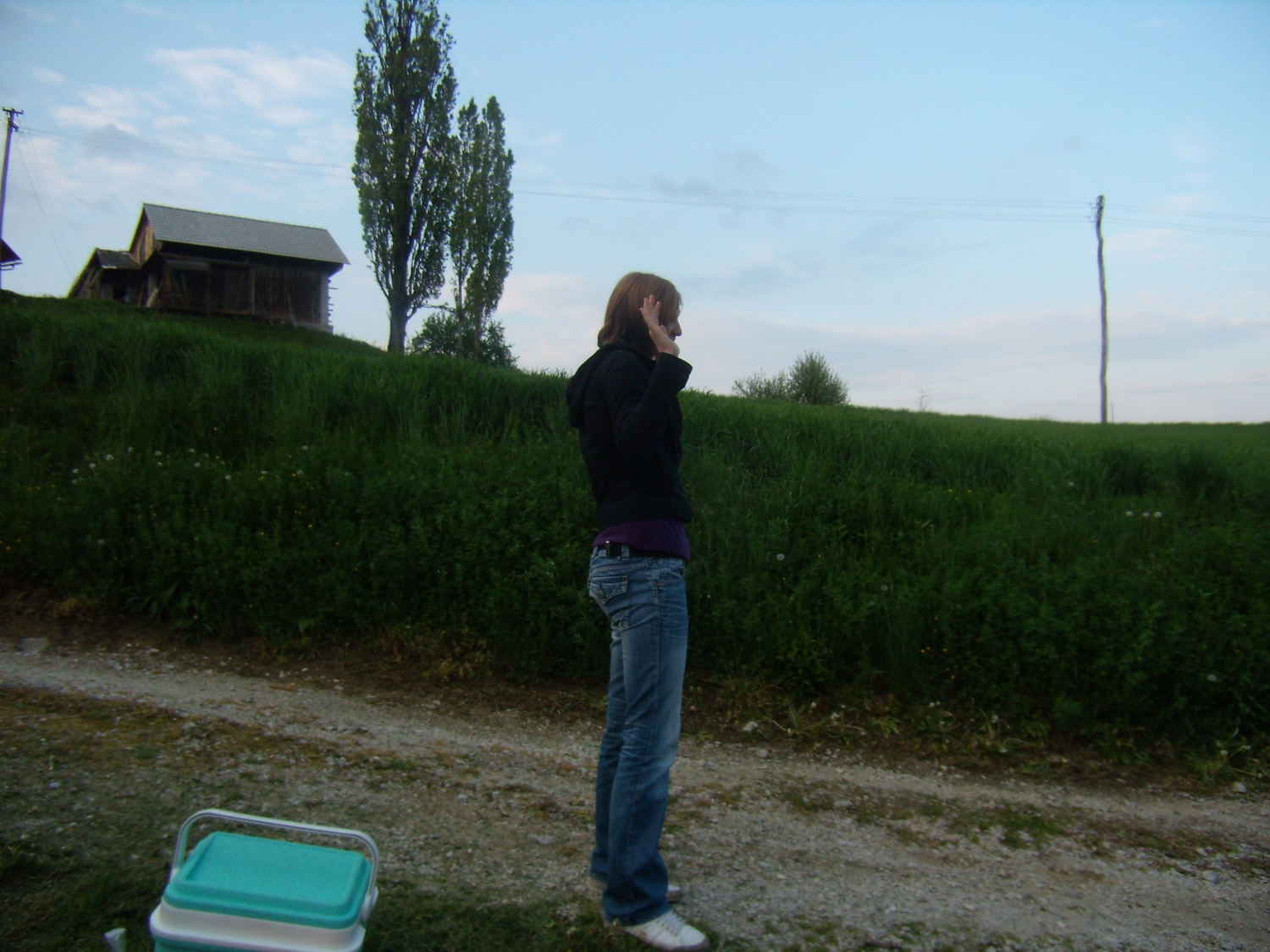 slikanje pred vhodom