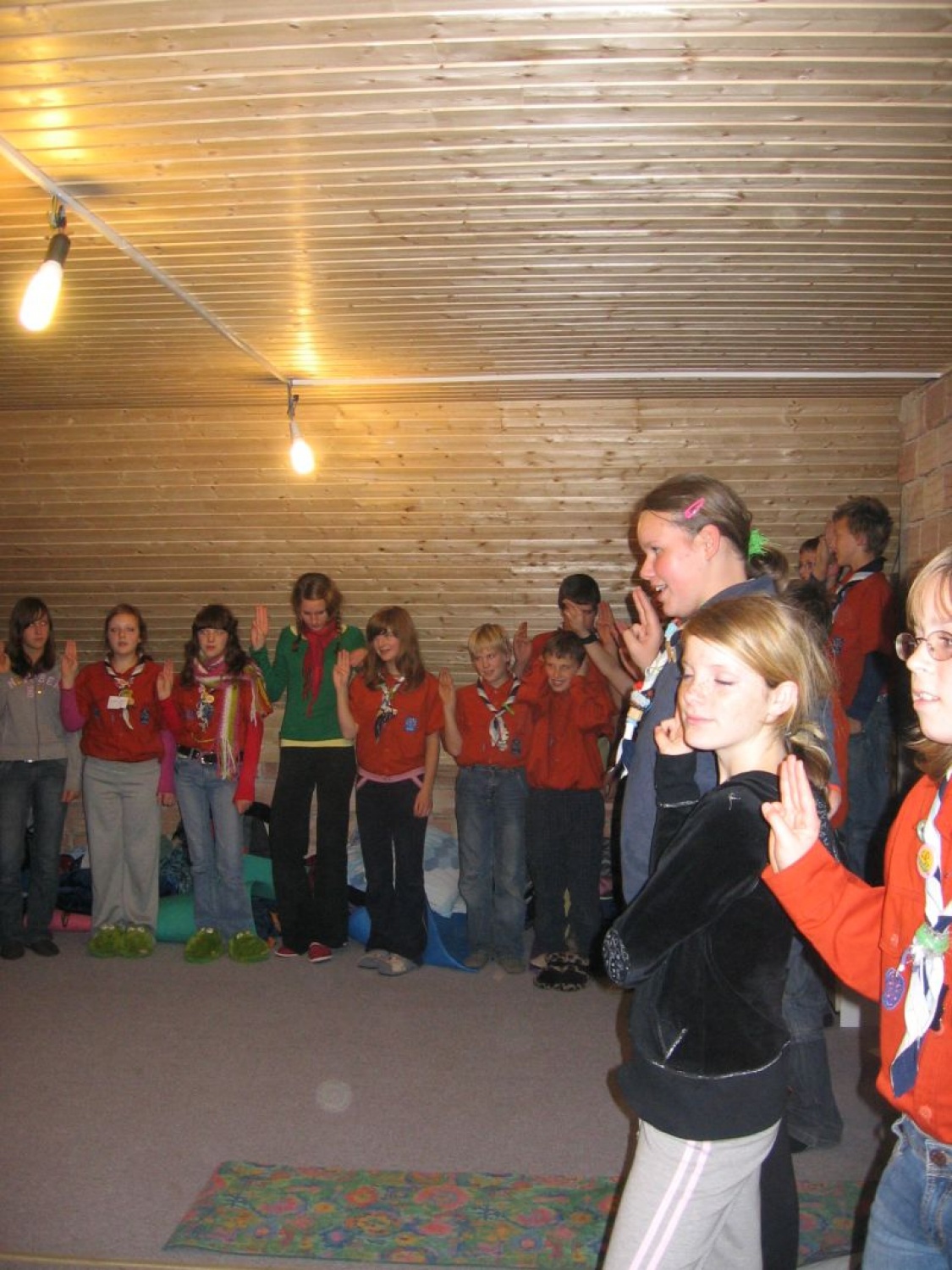 slavnostna otvoritev seje skavtskega parlamenta