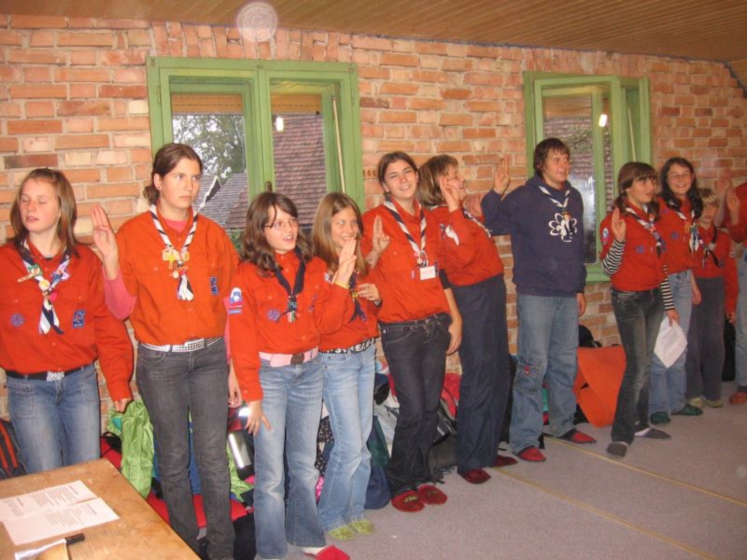 slavnostna otvoritev seje skavtskega parlamenta