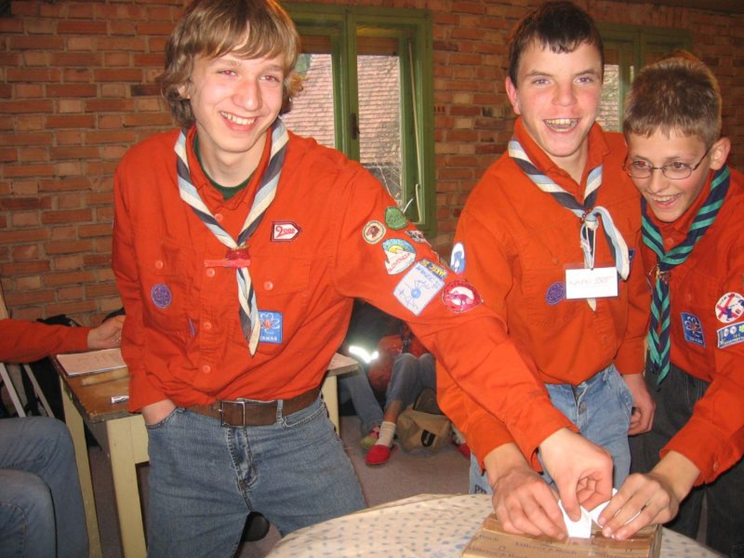 glasovanje za predsednika skavtskega parlamenta