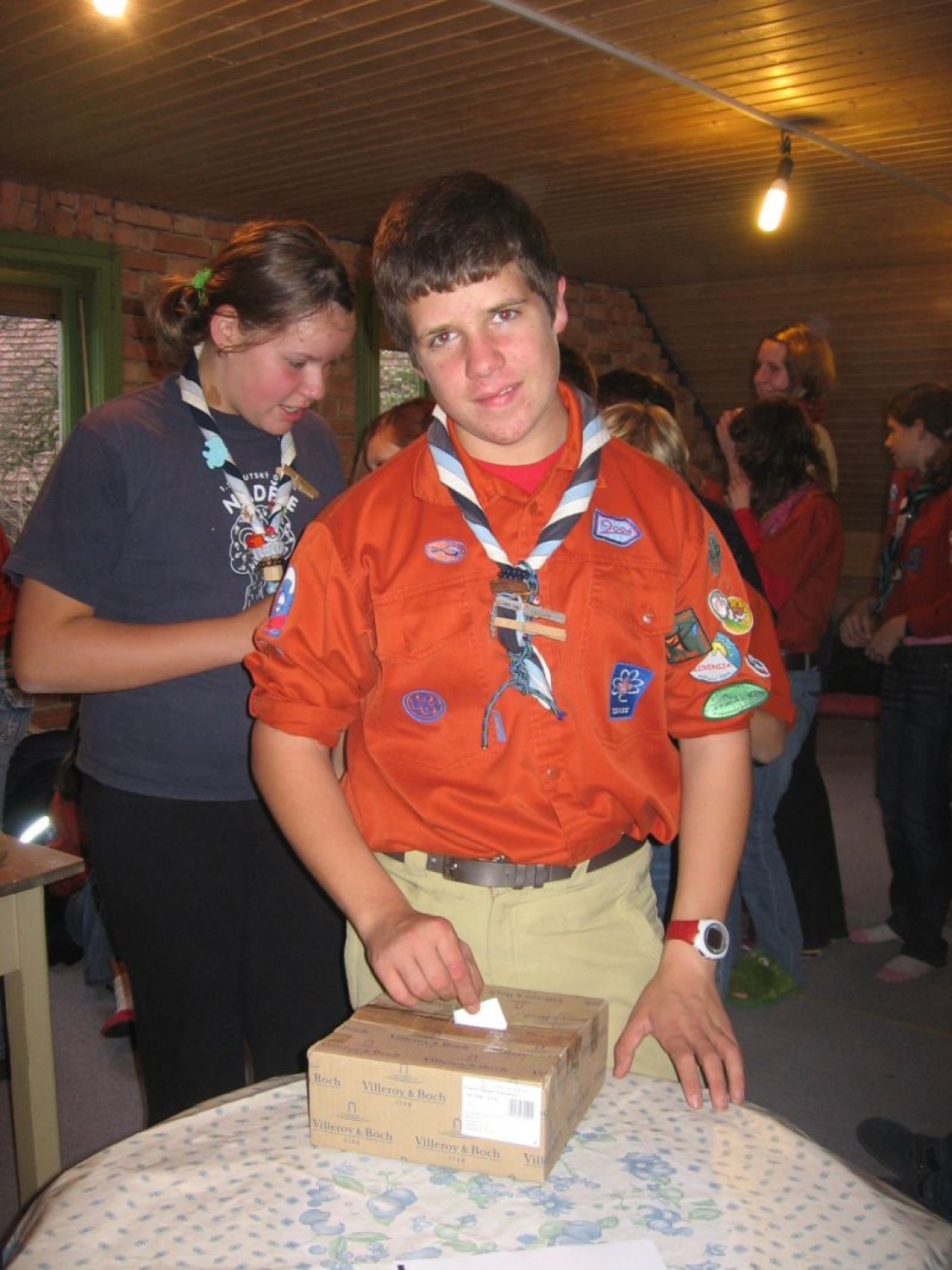 glasovanje za predsednika skavtskega parlamenta