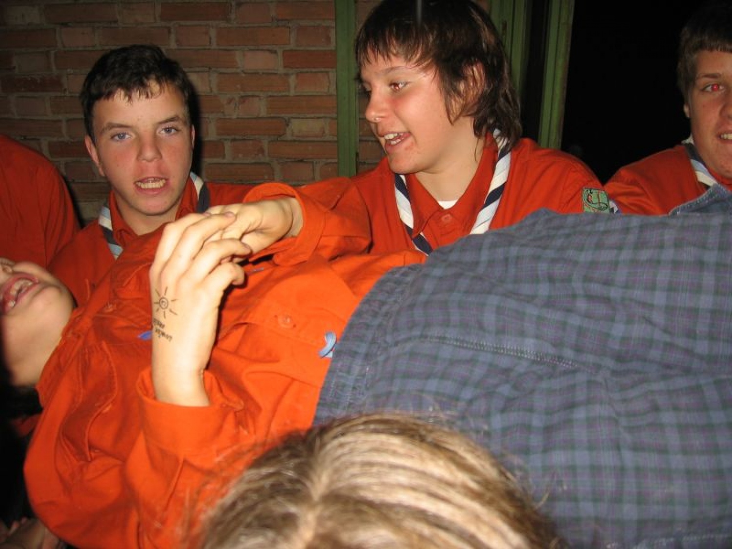 uradni sprejem novincev v četo - tobogan zaupanja