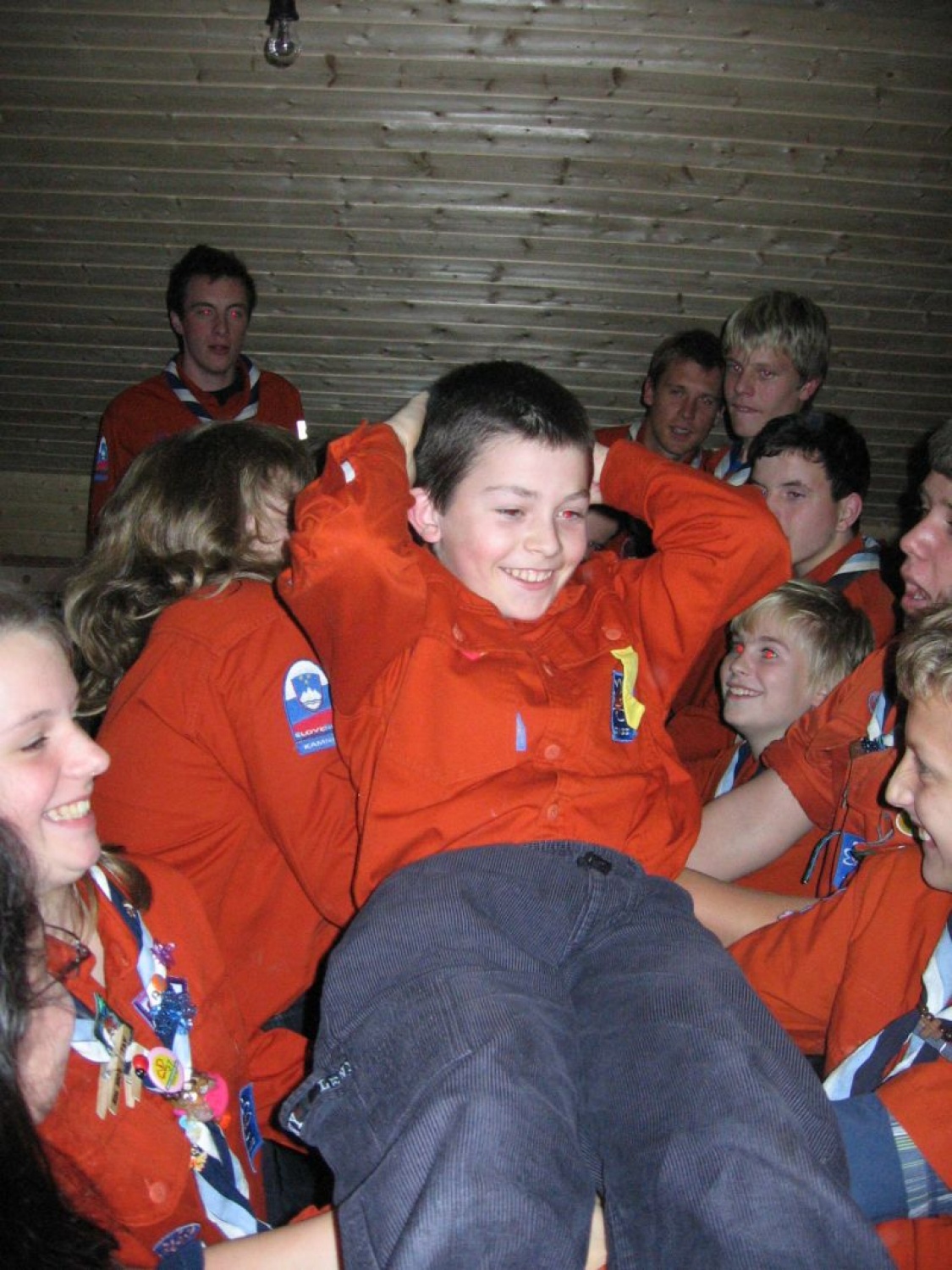 uradni sprejem novincev v četo - tobogan zaupanja