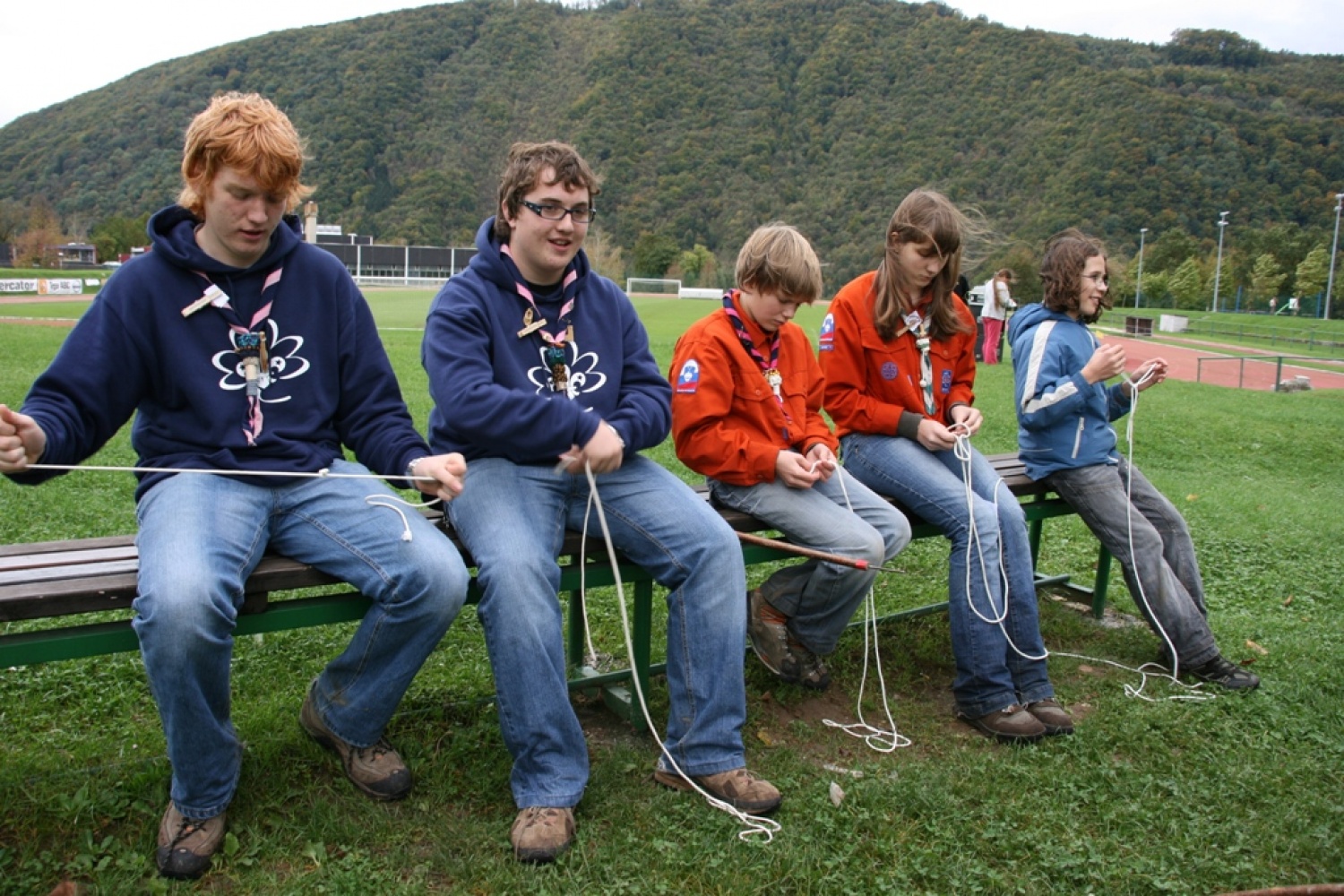 medicinski vozel, osmica, moški vozel, dvojni vozel...