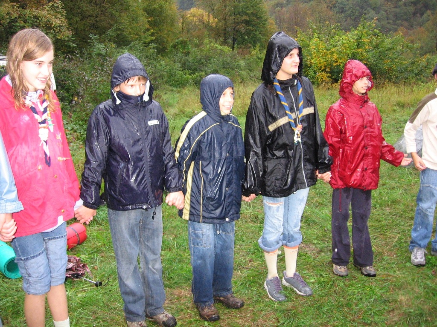 Skavti in taborniki ne poznamo dobrega in slabega vremena, le...