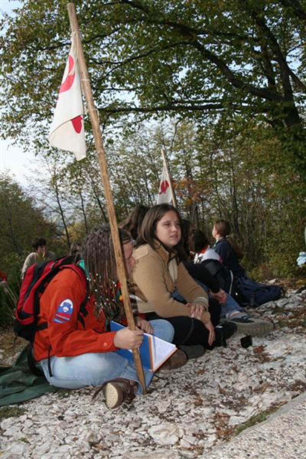 Slike s prehodov in začetka skavtskega leta stega Postojna 1