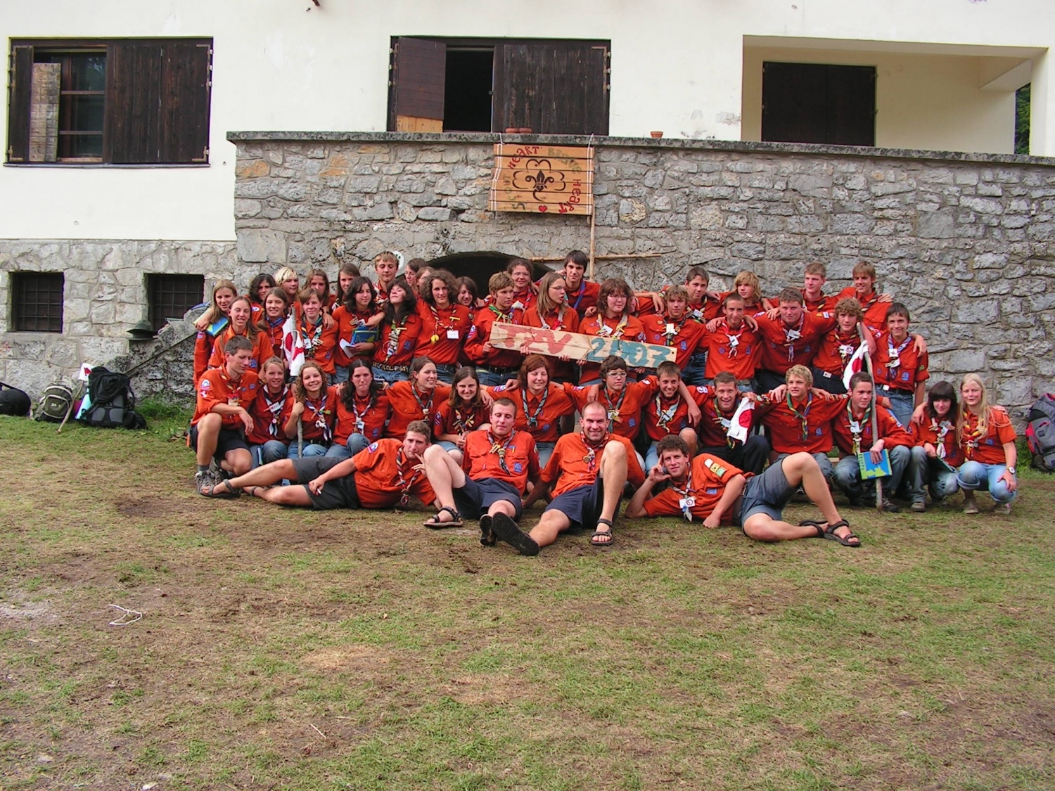 Zbrani pod logotipom TZV3 "Scout heart-Breave heart"