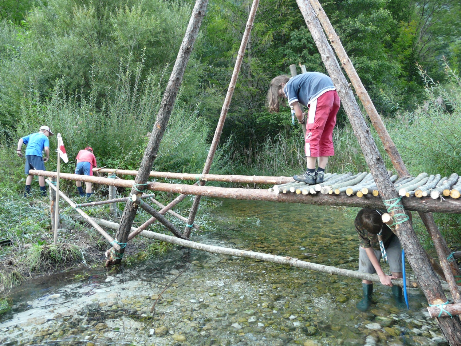 Ja, tako se je pa delalo, če smo hoteli čez prit