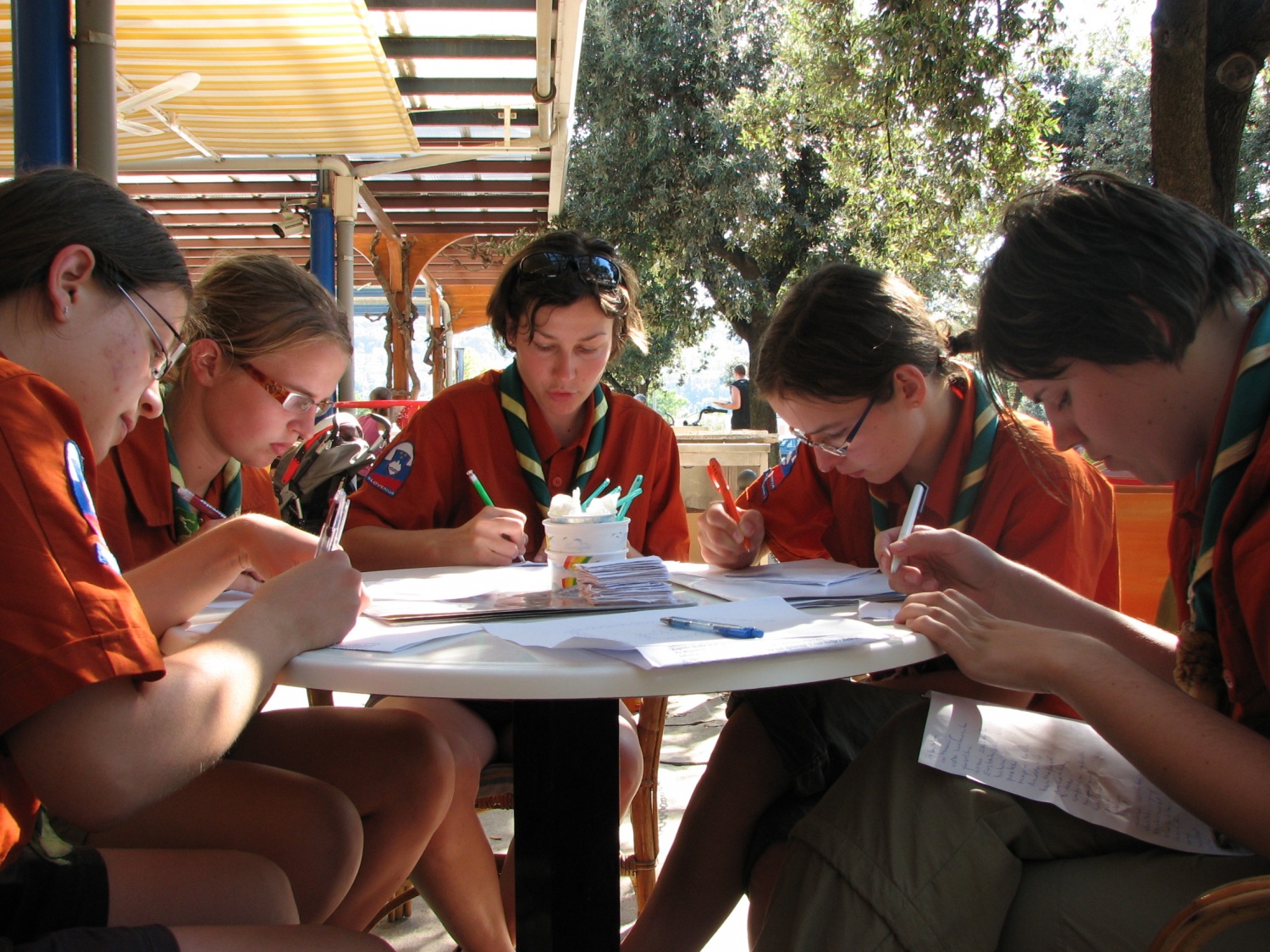 Slike s potovalnega tabora klana Postojna 1 - avgust 2007