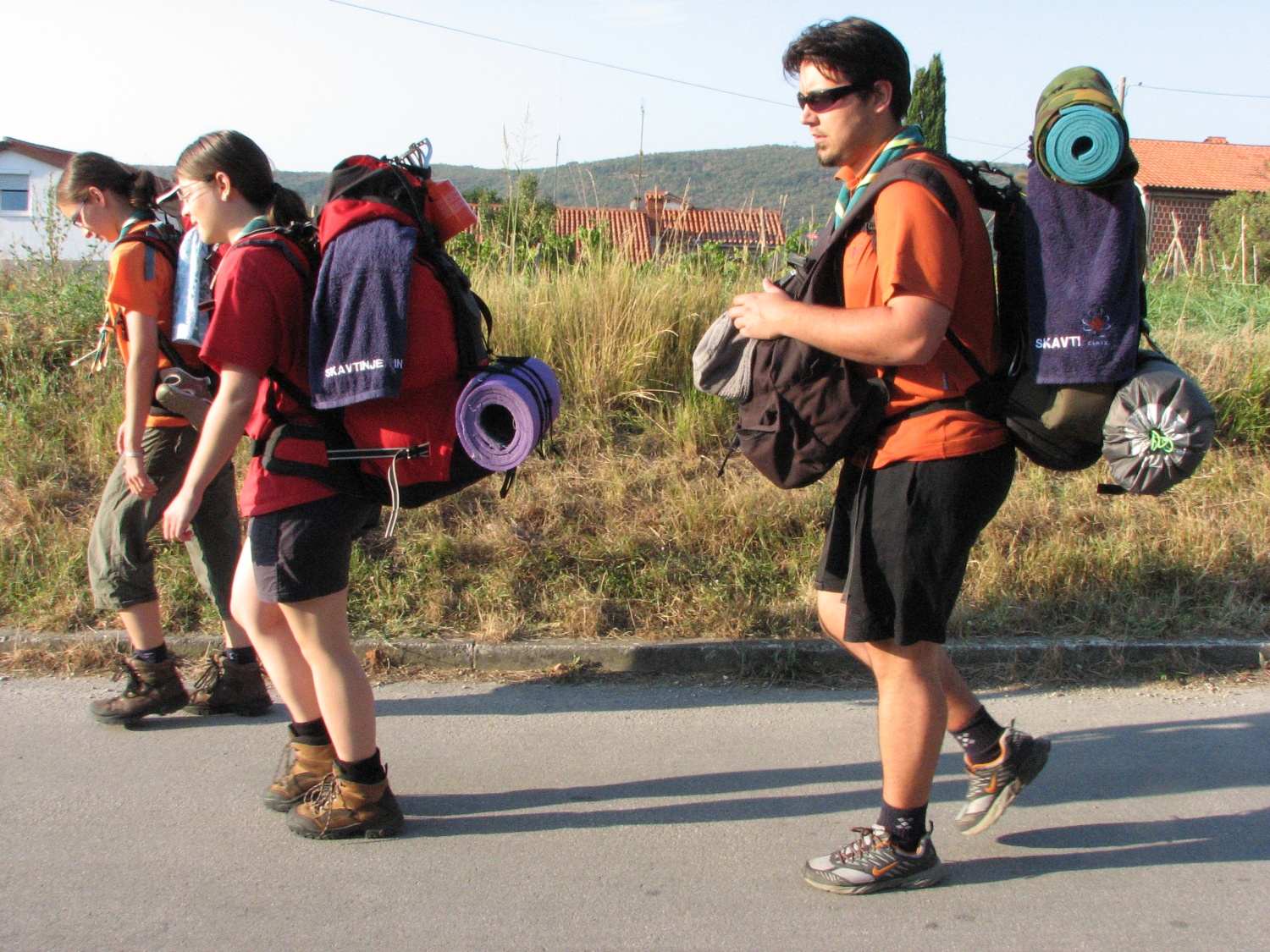 Slike s potovalnega tabora klana Postojna 1 - avgust 2007