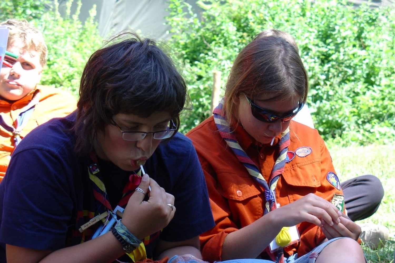 Več kot 60 članov Triglavskega stega se nas je prejšnjo nedeljo, po koncu Kvajdeja zbralo na Suhi pri Predosljah, kjer smo na skupnem taboru štiri dni praznovali 15 let delovanja našega stega.