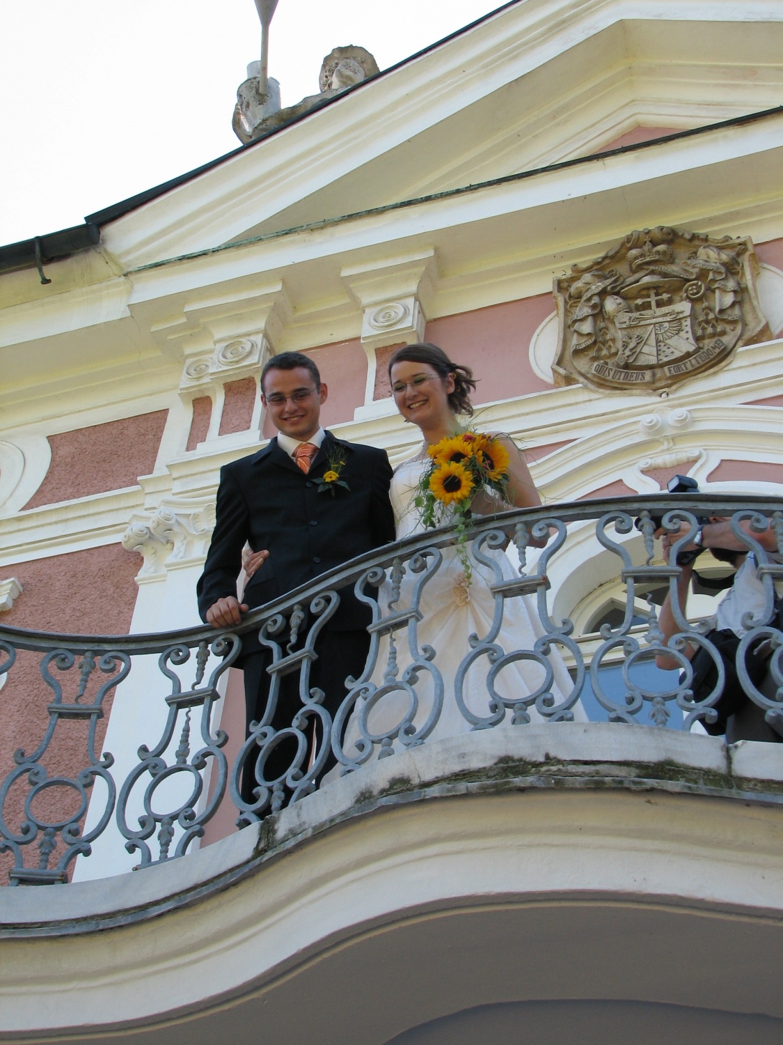 Slike s poroke Kristijana in Alenke Bratuša