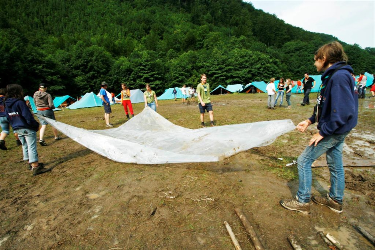 Jamboree 2008 - nedelja dopoldne - sonce