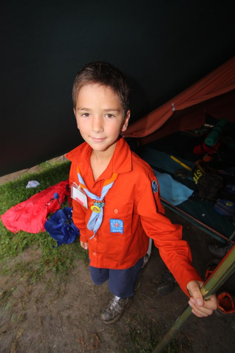 Jamboree 2008 - nedelja jutro in dež